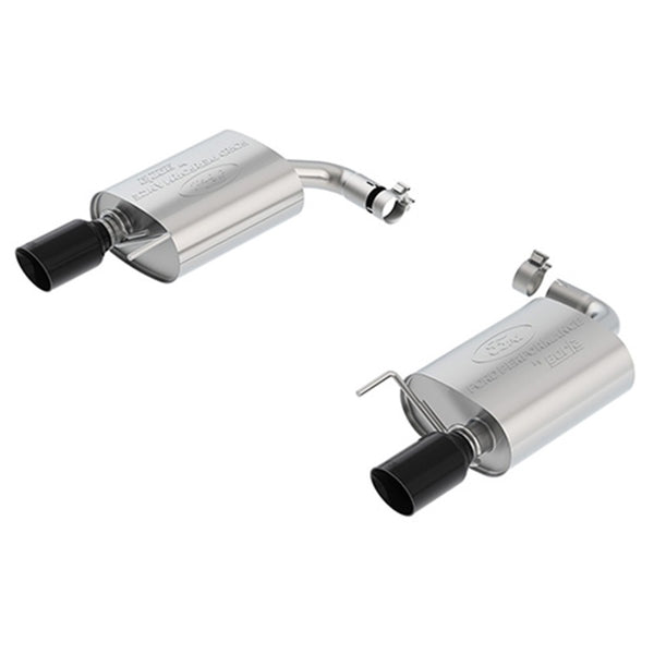 Ford Racing 15-23 Mustang 2.3L Ecoboost Extreme Muffler Kit - Black Chrome Tips - Premium Catback from Ford Racing - Just 4070.32 SR! Shop now at Motors