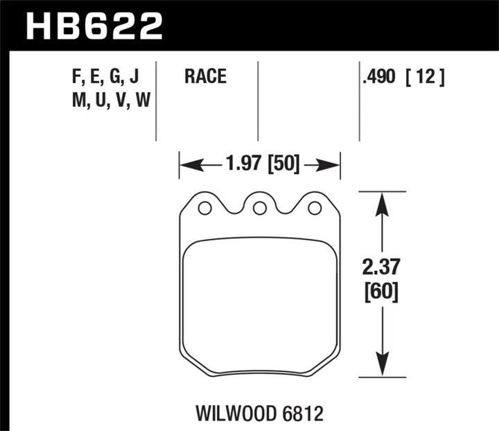 Hawk 13-15 BMW xDrive28i 2.0L / DTC-60 Race Rear Brake Pads - Premium Brake Pads - Racing from Hawk Performance - Just 662.72 SR! Shop now at Motors