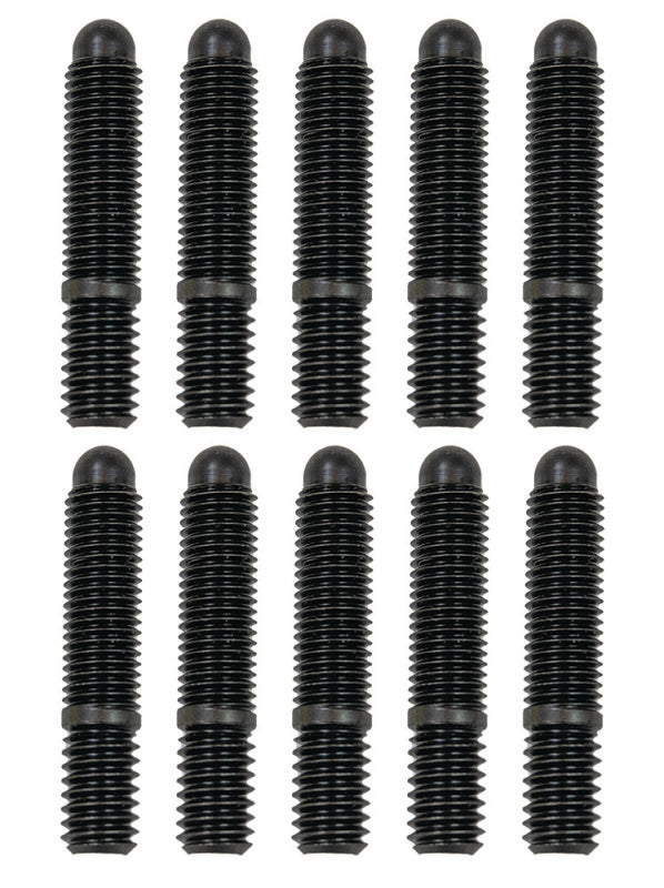 Moroso Bullet Nose Black OX Studs - 5/16-18 X 5/16-24 X 1 5/8 (10 Pack) - Premium Fittings from Moroso - Just 56.24 SR! Shop now at Motors