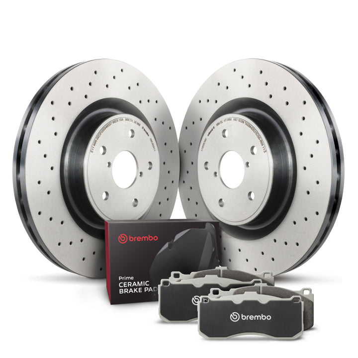 Brembo OE 03-11 Mercedes-Benz G55 AMG/02-08 G500/09-15 G550/2017 G550 Rear Disc Brake Kit - Premium Brake Rotors - OE from Brembo OE - Just 743.36 SR! Shop now at Motors