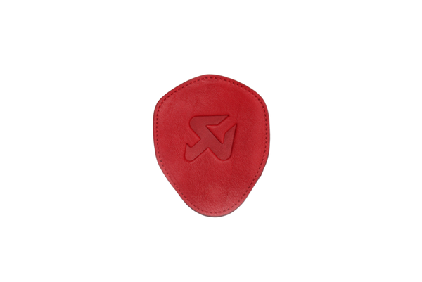 حافظة سماعات الرأس جلدية من أكابوفيك - أحمر