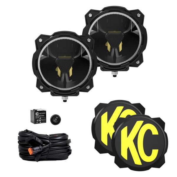 KC HiLiTES Gravity Titan LED 6in. - Pair Pack (Wide-40 Beam) - Premium Light Bars & Cubes from KC HiLiTES - Just 3004.63 SR! Shop now at Motors