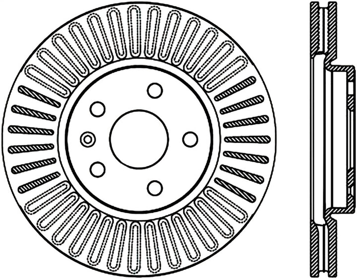 Stoptech 10-15 Chevy Camaro Sport Cryo-Treated Cross Drilled & Slotted Rotor - Front Left - Premium Brake Kits - Performance D&S from Stoptech - Just 1003.51 SR! Shop now at Motors