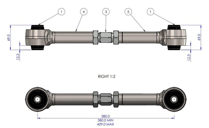 Superpro 23-24 Toyota Sequoia HD Adjustable Upper Trailing Arm Set - Premium Suspension Arm Bushings from Superpro - Just 1612.54 SR! Shop now at Motors