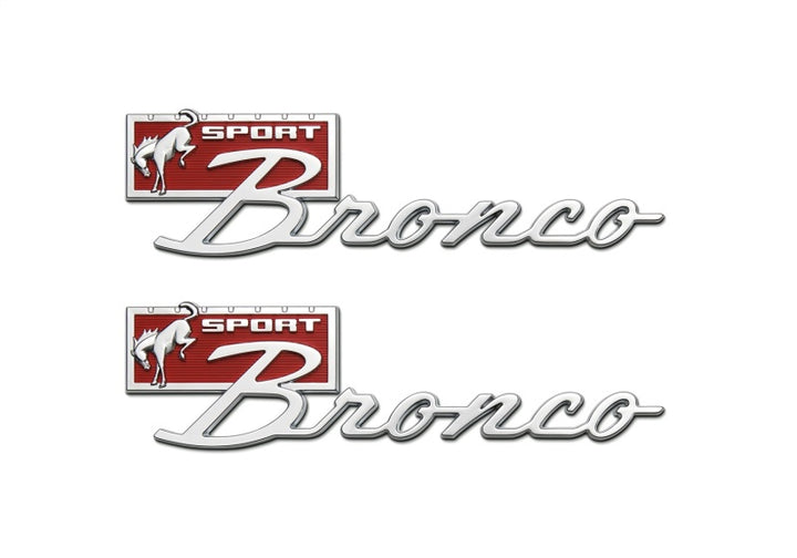 Ford Racing Bronco Sport Script Fender Badge Kit - Premium Other Body Components from Ford Racing - Just 469.38 SR! Shop now at Motors