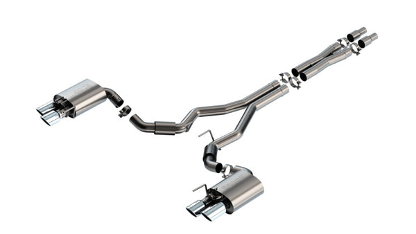 Borla 2024 Ford Mustang GT 5.0L V8 w/ Active Exhaust S-Type Cat-Back Exhaust System - Premium Catback from Borla - Just 9421.38 SR! Shop now at Motors