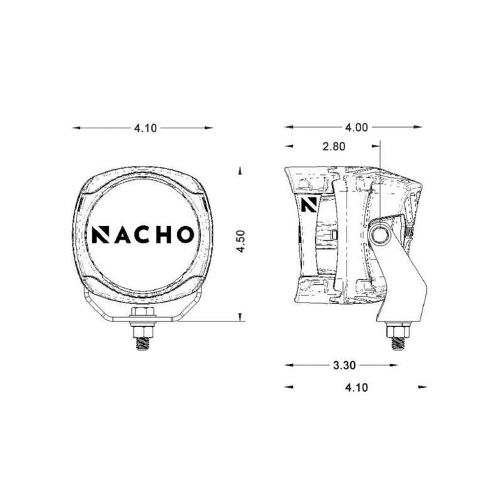 ARB NACHO Quatro Spot 4in. Offroad LED Light - Pair - Premium Driving Lights from ARB - Just 1688.56 SR! Shop now at Motors