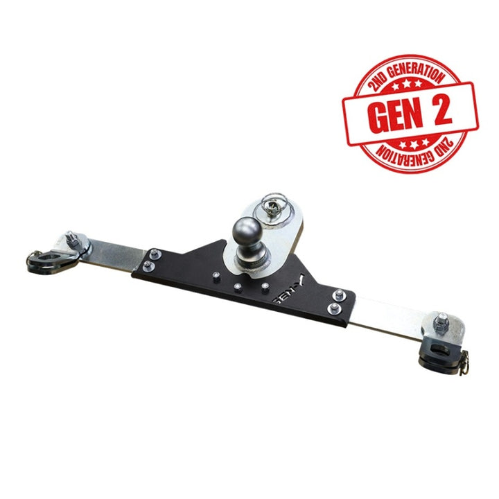 Gen-Y Dodge/RAM GoosePuck II 5in Offset Ball Puck Mount & 25K Towing w/Safety Chain Anchors - Premium Hitch Ball Mounts from GEN-Y Hitch - Just 2095.38 SR! Shop now at Motors