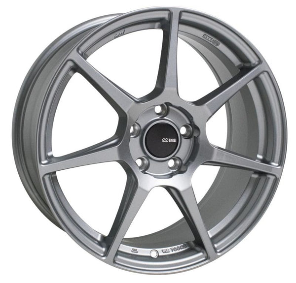 Enkei TFR 17x9 5x100 45mm Offset 72.6 Bore Diameter Storm Gray Wheel - Premium Wheels - Cast from Enkei - Just 1324.33 SR! Shop now at Motors