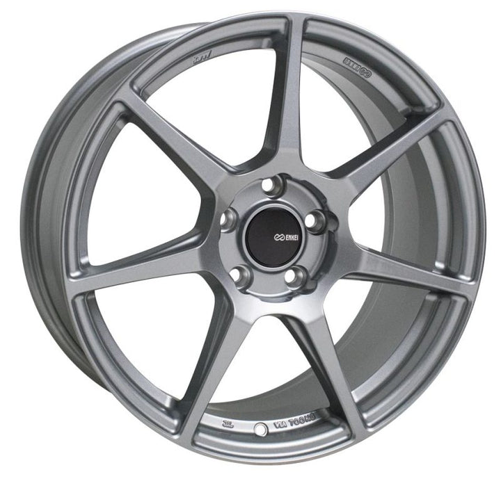 Enkei TFR 17x9 5x100 45mm Offset 72.6 Bore Diameter Storm Gray Wheel - Premium Wheels - Cast from Enkei - Just 1324.33 SR! Shop now at Motors