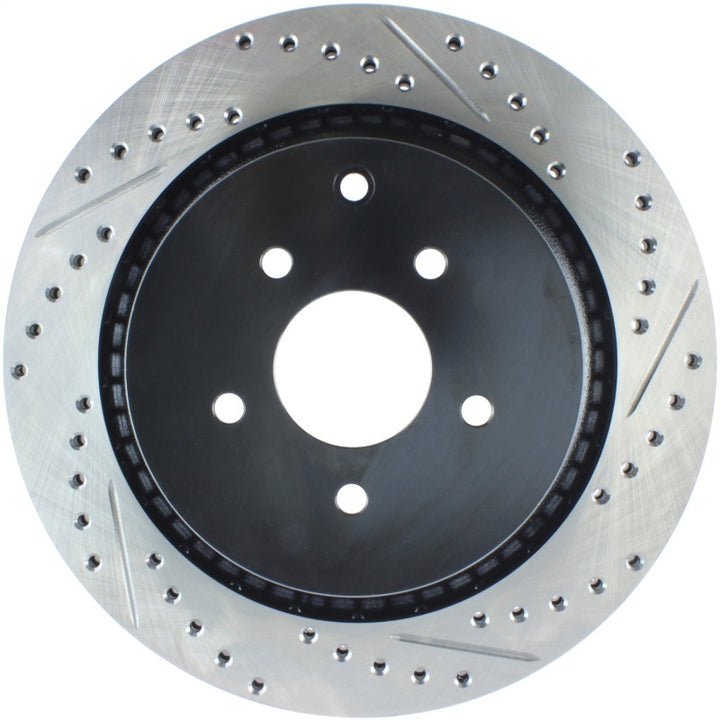 StopTech 09 Infiniti FX50 SportStop Slotted & Drilled Rear Left Rotor - Premium Brake Rotors - Slot & Drilled from Stoptech - Just 795.45 SR! Shop now at Motors