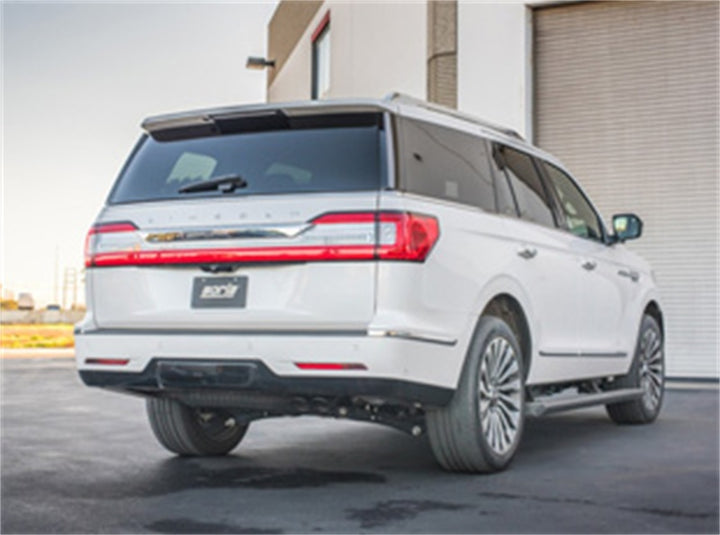 Borla 2018 Lincoln Navigator 3.5L A/T 2WD/4WD Touring 2.5in Catback Exhaust w/Black Chrome Tips - Premium Catback from Borla - Just 7534.34 SR! Shop now at Motors