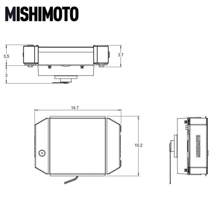 Mishimoto Universal Drag Race Performance Aluminum Radiator - Black - Premium Radiators from Mishimoto - Just 1501.12 SR! Shop now at Motors