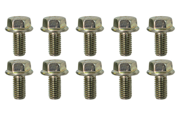 Moroso M8-1.25 x 16mm Non-Serrated Zinc Flange Bolt  - 10 Pack - Premium Hardware Kits - Other from Moroso - Just 22.47 SR! Shop now at Motors