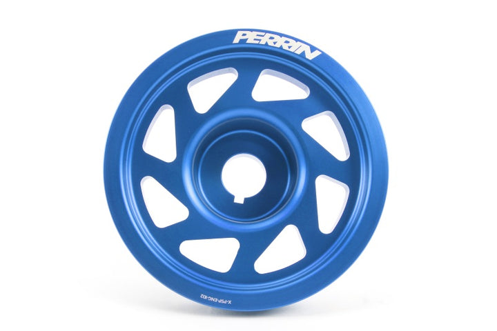 Perrin 93-11 Subaru Impreza / 04-21 STI / 02-14 WRX EJ Engines (w/o AC ONLY) Crank Pulley - Blue - Premium Pulleys - Crank, Underdrive from Perrin Performance - Just 507.04 SR! Shop now at Motors