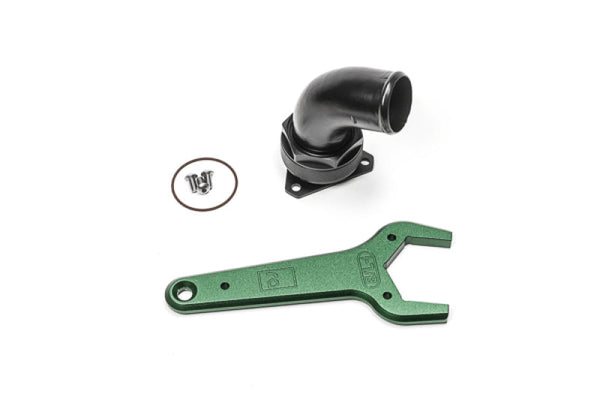 Radium Engineering FCST-X 3-Bolt Remote Mount Fill Neck - 24AN Elbow - 1.5in Barb - Premium Filler Necks from Radium Engineering - Just 427.75 SR! Shop now at Motors