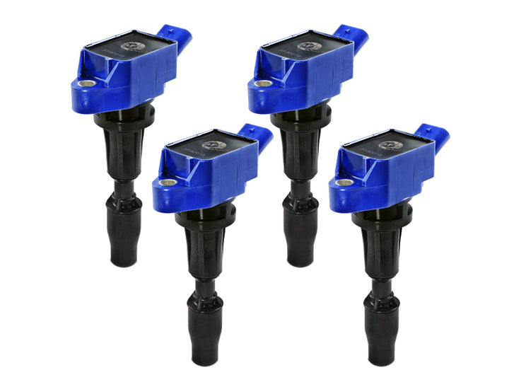 aFe 18-21 Kia Stinger / 22-24 Hyundai Elantra N SCORCHER High-Performance Ignition Coil - Pack of 4 - Premium Stock Replacement Ignition from aFe - Just 710.32 SR! Shop now at Motors