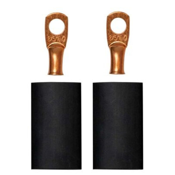 Moroso 5/16in Dia Stud 8 GA Wire Crimp/Solder Battery Cable Terminal Kit (2 Pack) - Premium Battery Accessories from Moroso - Just 24.04 SR! Shop now at Motors