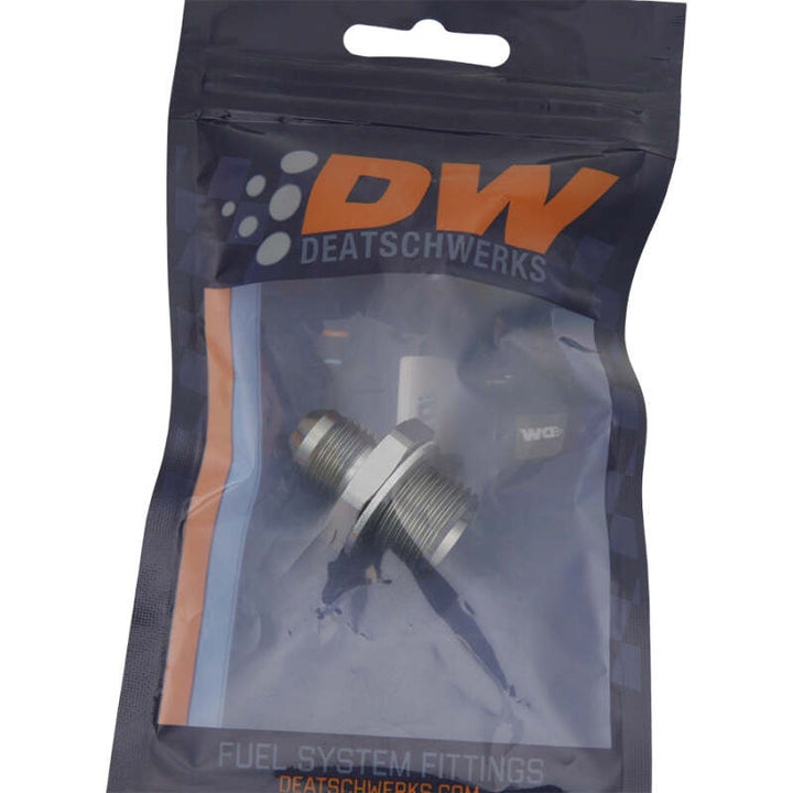 DeatschWerks 6AN Male Flare to M18 X 1.5 Male Metric Adapter (Incl Crush Washer) - Titanium - Premium Fittings from DeatschWerks - Just 26.29 SR! Shop now at Motors