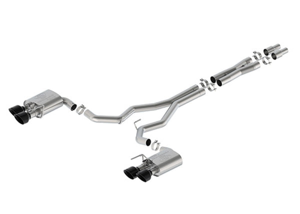 Ford Racing 2024 Mustang Dark Horse 5.0L Extreme Active Cat-Back Exhaust - Black Tip - Premium Catback from Ford Racing - Just 10514.14 SR! Shop now at Motors