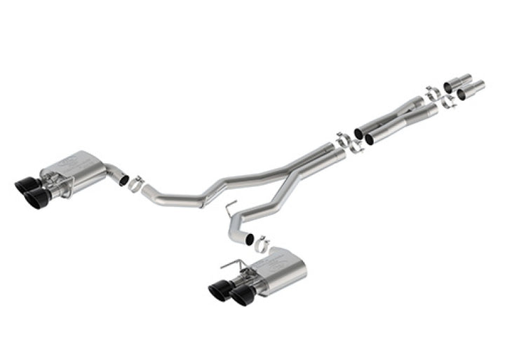 Ford Racing 2024 Mustang Dark Horse 5.0L Extreme Active Cat-Back Exhaust - Black Tip - Premium Catback from Ford Racing - Just 10500.81 SR! Shop now at Motors