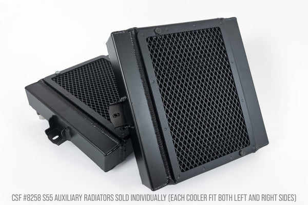 CSF BMW F8X M3/M4/M2C Auxiliary Radiators w/ Rock Guards (Sold Individually - Fits Left and Right - Premium Radiators from CSF - Just 1684.38 SR! Shop now at Motors