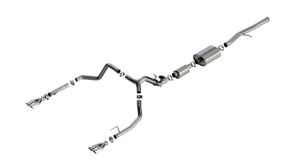 Borla 2024 Chevy Silverado 1500 6.2L V8 S-Type Catback Exhaust w/ Simulator - Chrome - Premium Catback from Borla - Just 7295.81 SR! Shop now at Motors