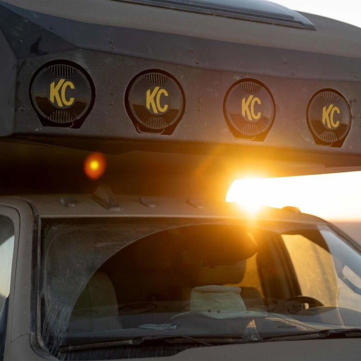 KC HiLiTES SlimLite 8in. LED Light Cover (Cover Only) - Black - Premium Light Covers and Guards from KC HiLiTES - Just 45.03 SR! Shop now at Motors