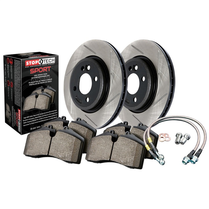 Sport Axle Pack, Slotted, Rear - Premium Brake Rotors - Slotted from Stoptech - Just 1693.08 SR! Shop now at Motors