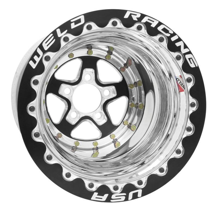 Weld Alumastar 2.0 15x15 / 5x4.75 BP / 4in. BS Black Wheel - Black Single Bead Lock MT - Premium Wheels - Forged from Weld - Just 5705.70 SR! Shop now at Motors