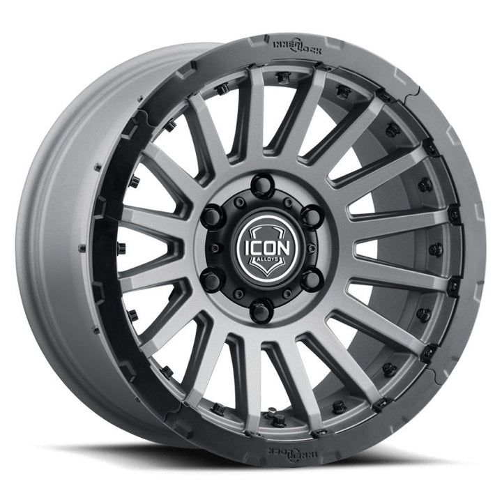 ICON Recon Pro 17x8.5 5x5 -6mm Offset 4.5in BS 71.5mm Bore Charcoal Wheel - Premium Wheels - Cast from ICON - Just 1328.47 SR! Shop now at Motors