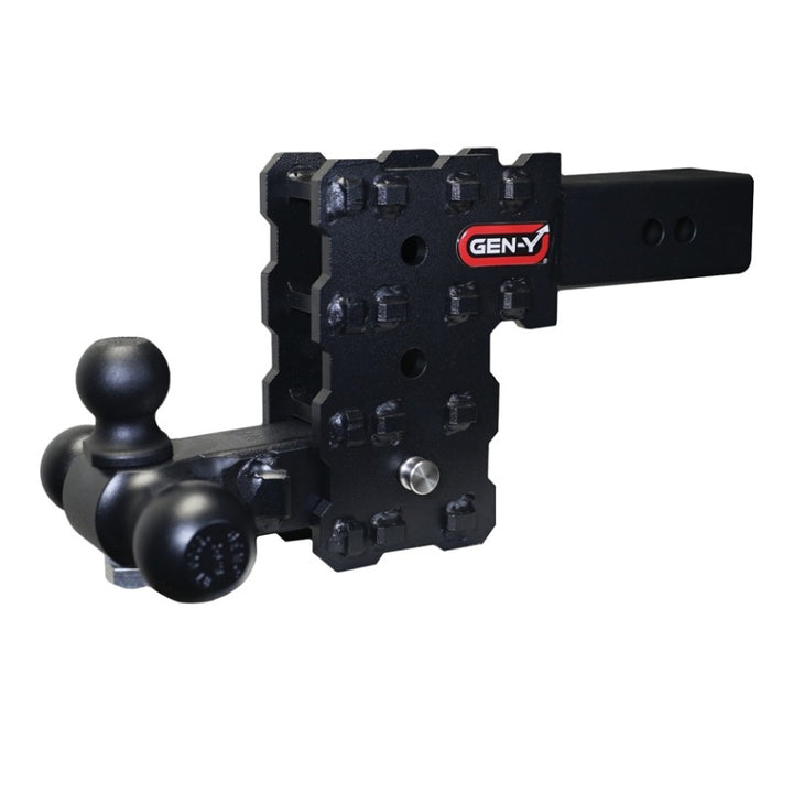 Gen-Y Phantom-X 2.5in Solid Shank 5in Drop 1.6K TW 16K Hitch w/GH-052 Tri-Ball Mount - Premium Hitch Receivers from GEN-Y Hitch - Just 1199.98 SR! Shop now at Motors