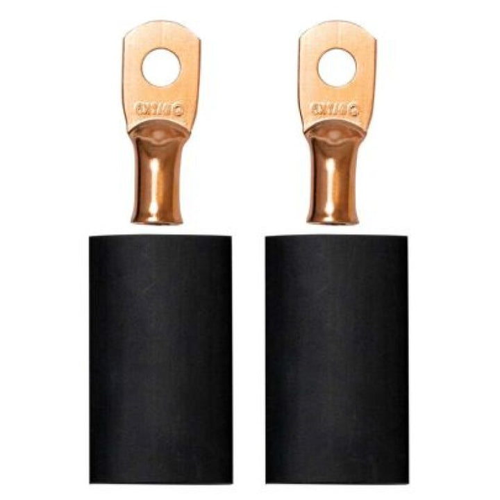 Moroso 1/4in Dia Stud 6 GA Wire Crimp/Solder Battery Cable Terminal Kit (2 Pack) - Premium Battery Accessories from Moroso - Just 24.04 SR! Shop now at Motors