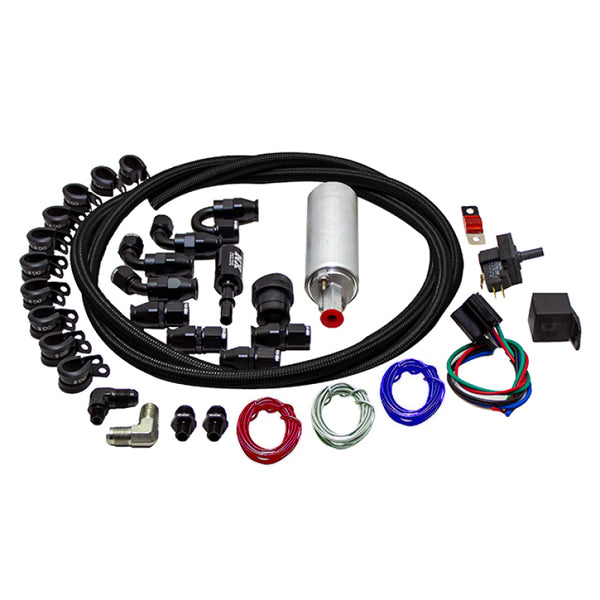 Snow Performance Supplemental Fuel System (Black Nylon Braided Stainless Line) - Premium Injection Pump Components from Snow Performance - Just 1681.58 SR! Shop now at Motors