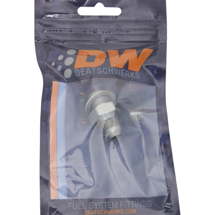 DeatschWerks 6AN Male Flare to M16 X 1.5 Male Metric Adapter (Incl. Crush Washer) - Titanium - Premium Fittings from DeatschWerks - Just 26.29 SR! Shop now at Motors