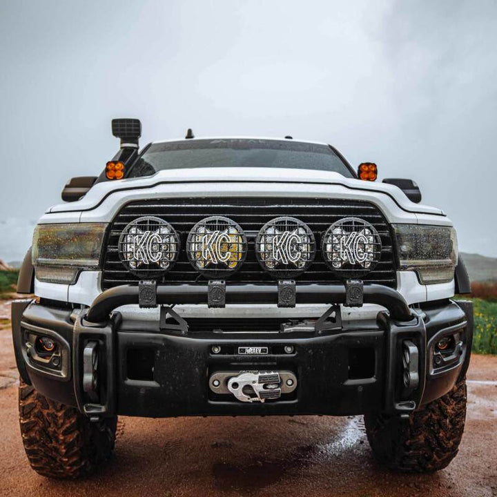 KC HiLiTES SlimLite 8in. LED Stone Guard - Black - Premium Light Covers and Guards from KC HiLiTES - Just 75.08 SR! Shop now at Motors