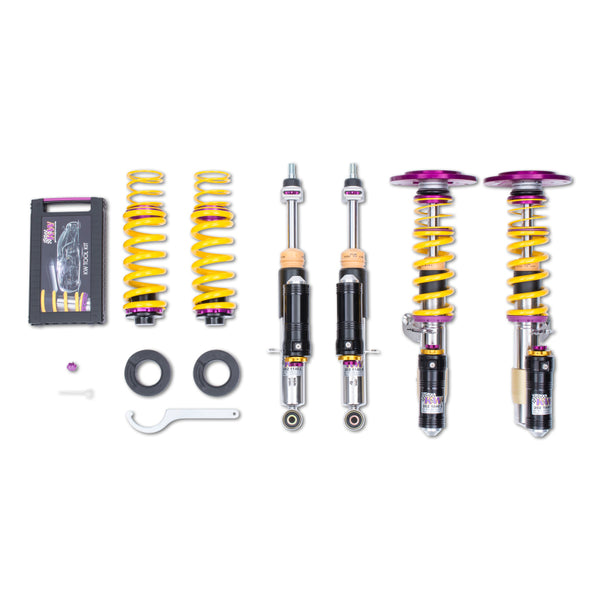 KW Clubsport Kit Pre 1/2015 BMW M3/M4 F80/F82 w/ 3 Bolt Front Mount (No EDC Cancellation) 3-Way - Premium Coilovers from KW - Just 24323.23 SR! Shop now at Motors