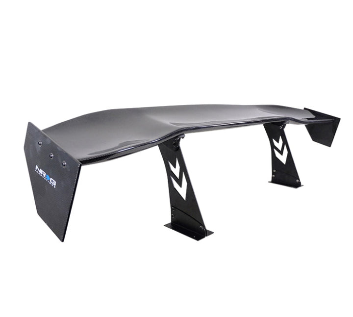 NRG Carbon Fiber Spoiler - Universal (69in.) w/NRG Logo / Stand Cut Out / Large Side Plate - Premium Spoilers from NRG - Just 2403.74 SR! Shop now at Motors