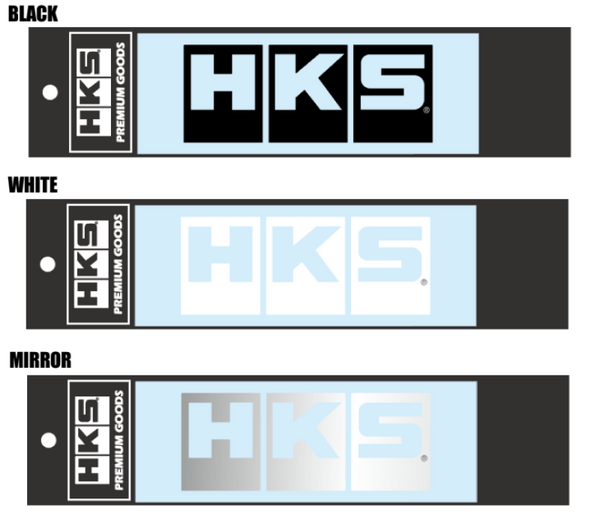 HKS LOGO Sticker W135 BLACK - Premium Stickers/Decals/Banners from HKS - Just 45.05 SR! Shop now at Motors