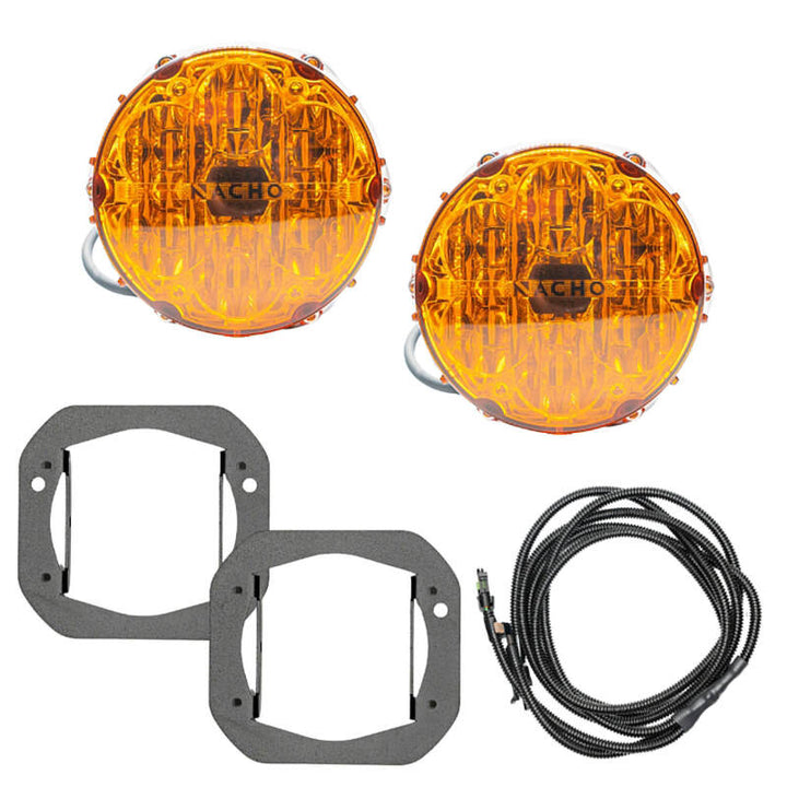 ARB Jeep JL/JT Nacho SAE Only Plug N Play Fog Light Kit (Bumper Kit) - Amber - Premium Fog Lights from ARB - Just 2060.31 SR! Shop now at Motors