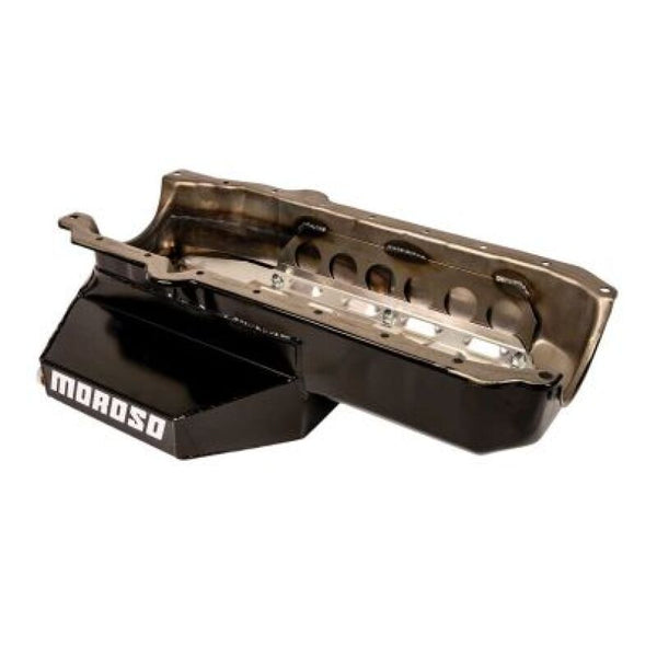 Moroso Chevrolet Small Block w/1 Piece Rear Main Seal Circle Track SK Lights 6.5 Deep Oil Pan - Premium Oil Pans from Moroso - Just 1598.86 SR! Shop now at Motors