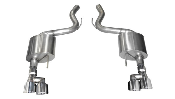 Corsa 18-19 Ford Mustang 5.0L 3in Touring Axle-Back Dual Rear Exit 4in Polished Pro-Series Tips - Premium Axle Back from CORSA Performance - Just 5173.72 SR! Shop now at Motors