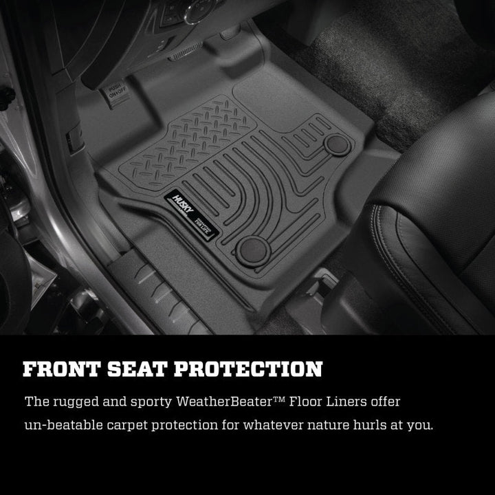 Husky Liners 22-23 Lexus LX600 Weatherbeater Third Row Floor Liners - Black - Premium Floor Mats - Rubber from Husky Liners - Just 337.76 SR! Shop now at Motors