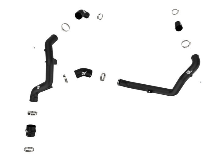 aFe BladeRunner 2 1/4in Intercooler Hot Side Charge Pipe 22-23 Ford Explorer V6-3.0L (tt) - Black - Premium Intercoolers from aFe - Just 1874.81 SR! Shop now at Motors