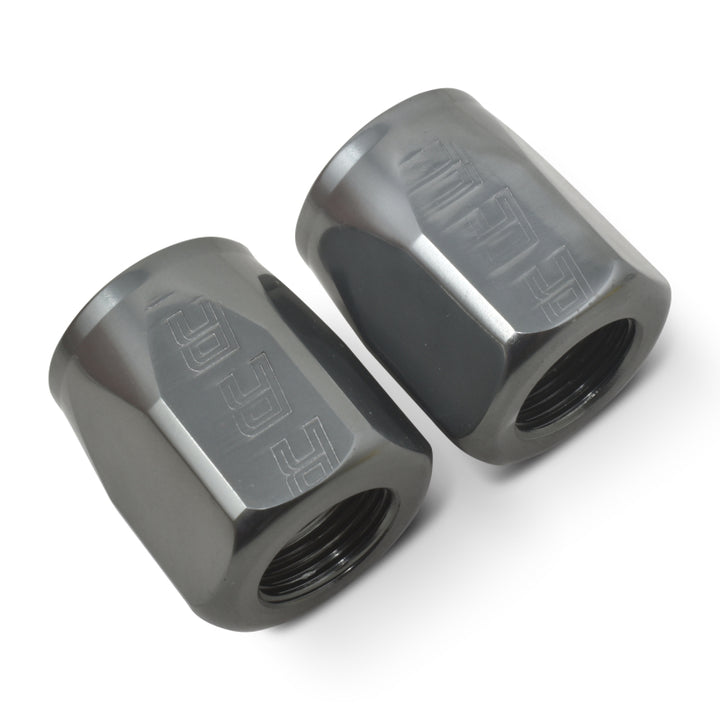 Russell Hose End Socket -6 AN Polished & Gray Anodized (2 PACK) - Premium Fittings from Russell - Just 33.62 SR! Shop now at Motors