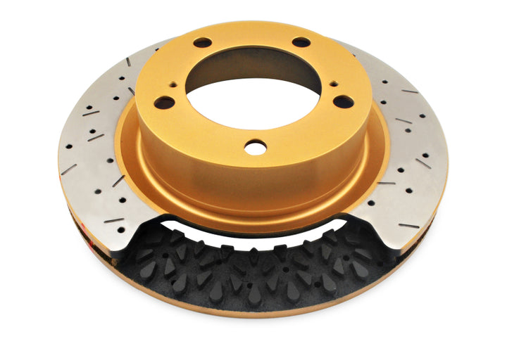 DBA 2016+ Holden RG Colorado / Trailblazer Rear 4000 Series XS Drilled & Slotted Gold Brake Rotor - Premium Brake Rotors - Slot & Drilled from DBA - Just 1069.71 SR! Shop now at Motors