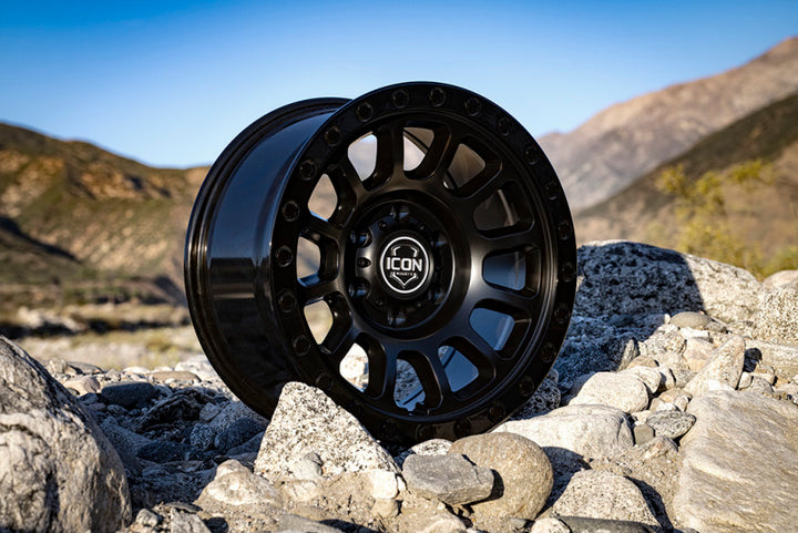 ICON Hulse 17 X 8.5 6 X 135 6mm Offset 5in BS Double Black - Premium Wheels - Cast from ICON - Just 930.62 SR! Shop now at Motors