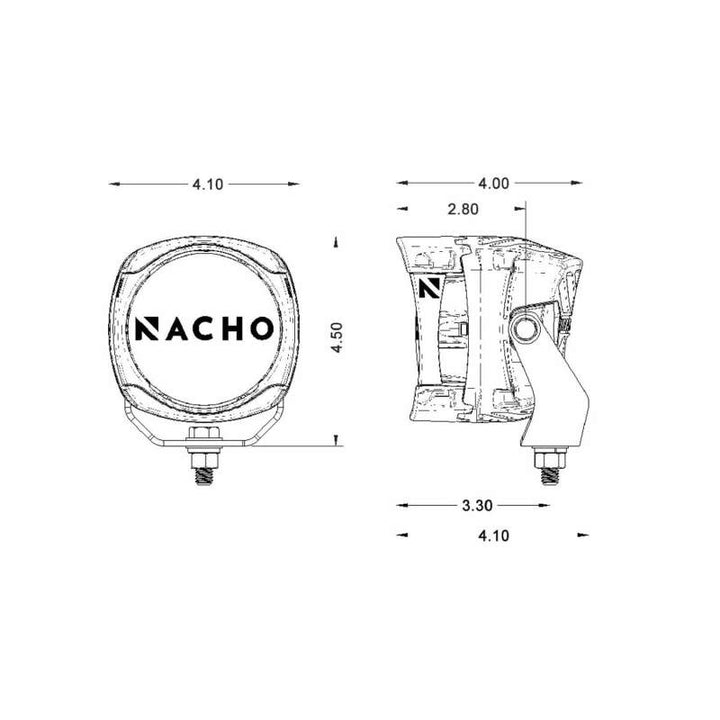 ARB NACHO Quatro Flood 4in. Offroad LED Light - Pair - Premium Driving Lights from ARB - Just 1689.33 SR! Shop now at Motors