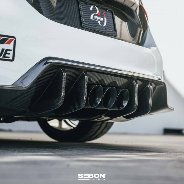 Seibon 2023+ Honda Civic Type R MB-Style Carbon Fiber Rear Diffuser - Premium Diffusers from Seibon - Just 5057.38 SR! Shop now at Motors