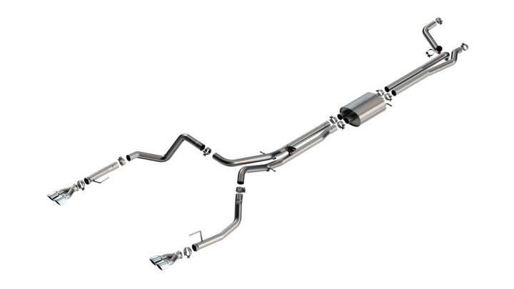 Borla 24-25 Chevy Silverado 1500 (6.2L V8) S-Type Cat Back - 3.5in Chrome Tips - Premium Catback from Borla - Just 7650.59 SR! Shop now at Motors